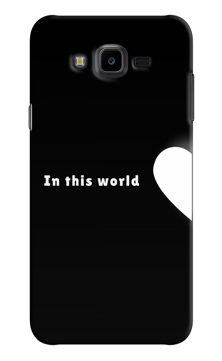 This World Samsung J7 Nxt Back Cover, Hard case