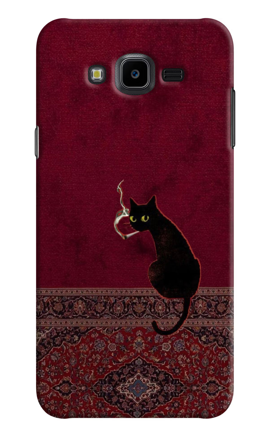 Midnight Cat Samsung J7 Nxt Back Cover, Hard case