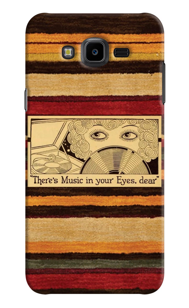 Vinyl Stripes Samsung J7 Nxt Hard Case Back Cover by Casekaro