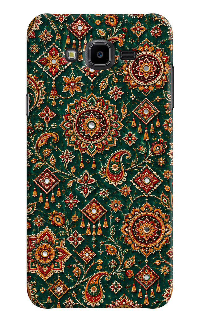 Green Pataka Samsung J7 Nxt Hard Case Back Cover by Casekaro