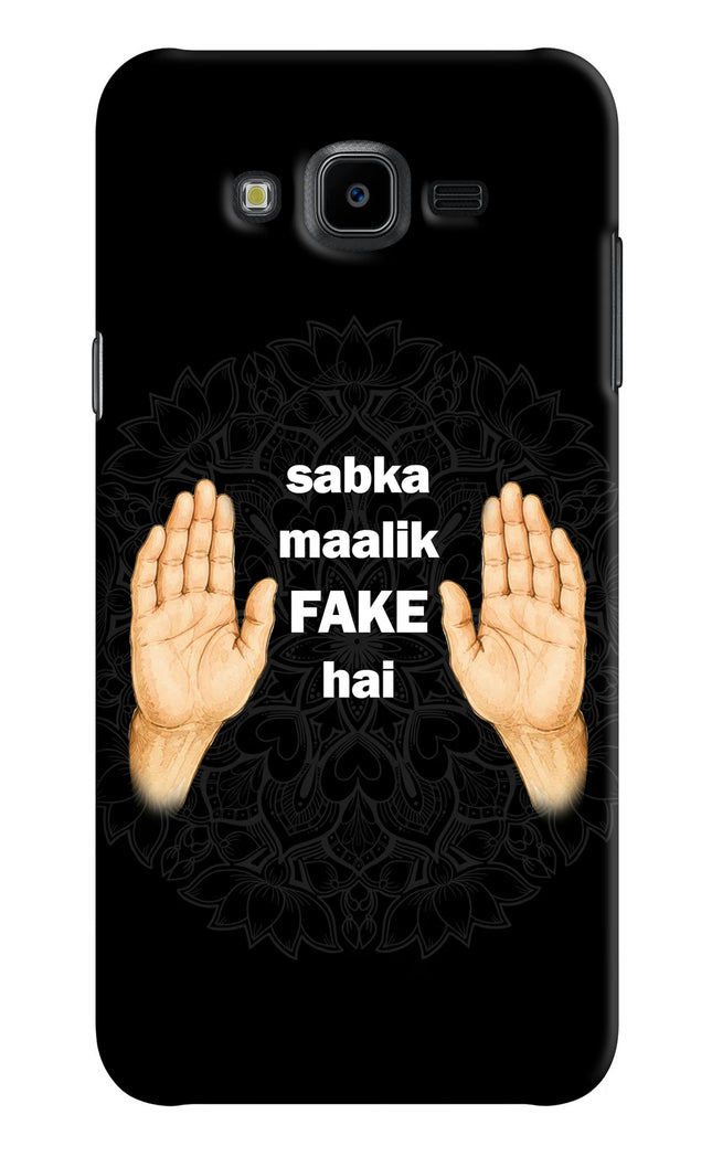 Sabka Malik Fake Samsung J7 Nxt Hard Case Back Cover by Casekaro