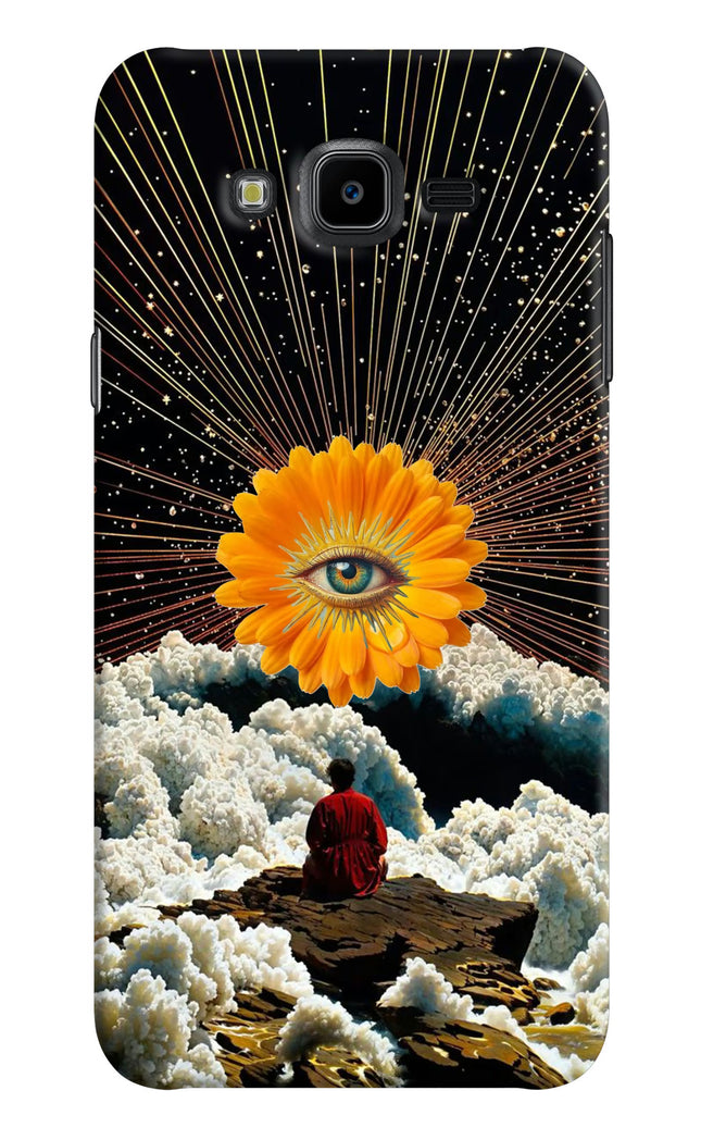 Cosmic Flower Samsung J7 Nxt Hard Case Back Cover by Casekaro