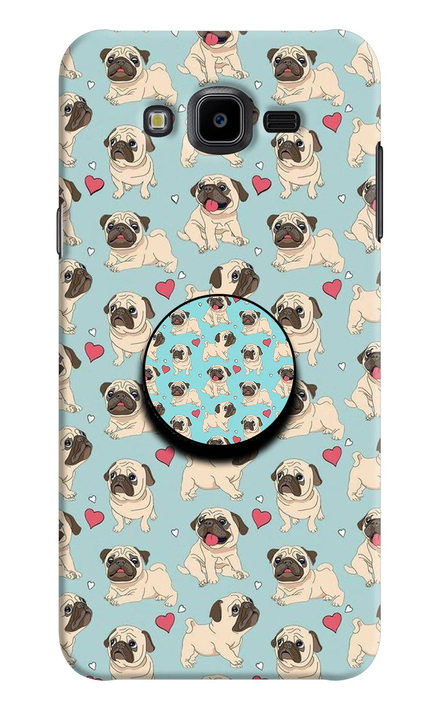 Pug Dog Samsung J7 Nxt Pop Case, Hard case