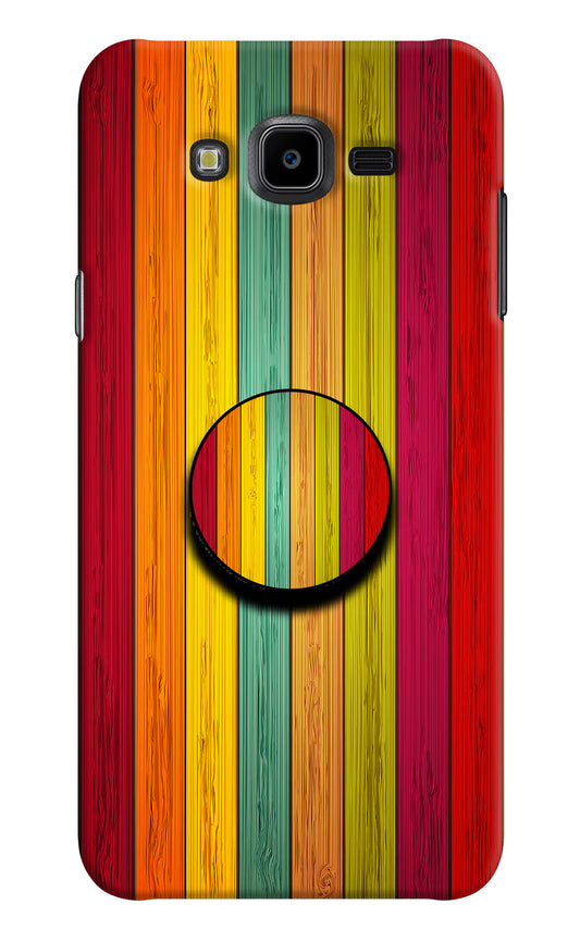 Multicolor Wooden Samsung J7 Nxt Pop Case by Casekaro