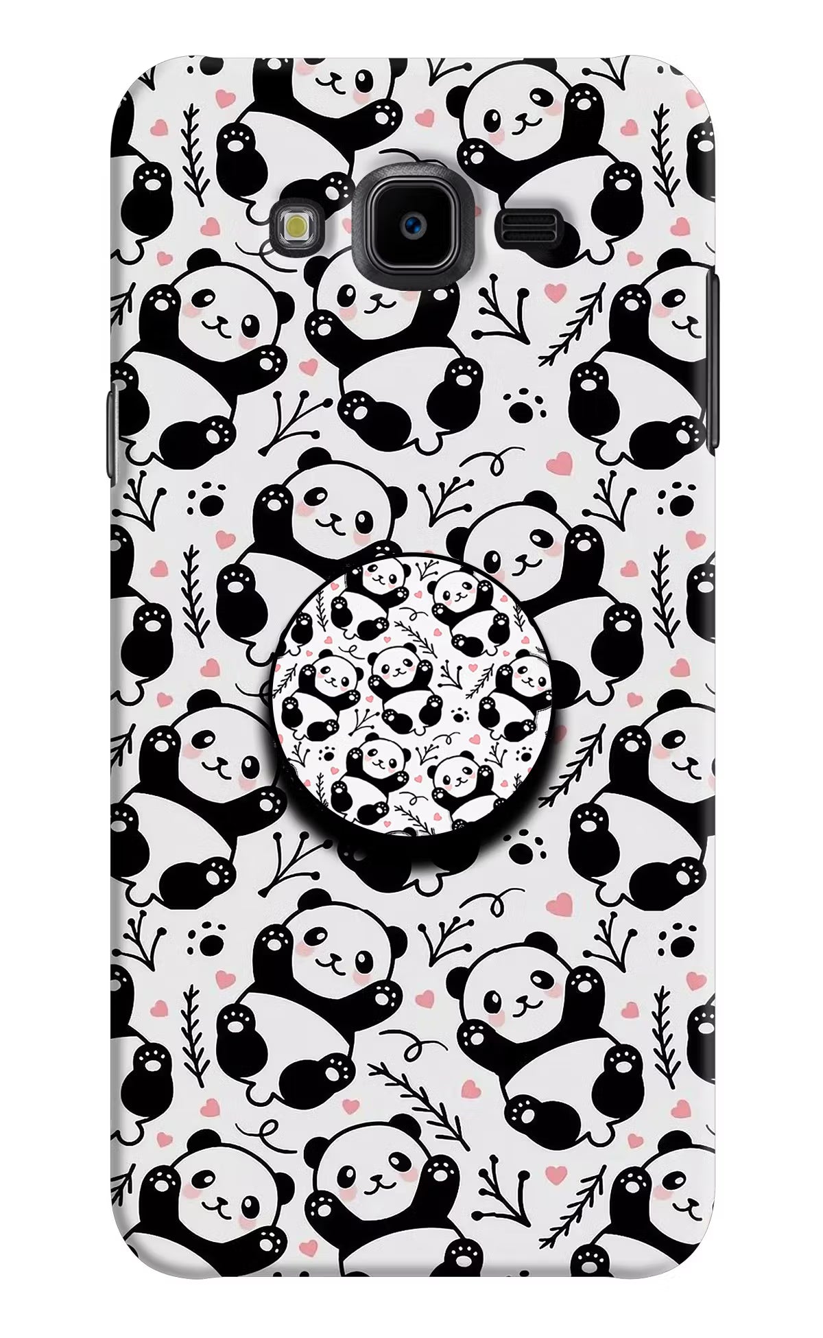 Cute Panda Samsung J7 Nxt Pop Case by Casekaro