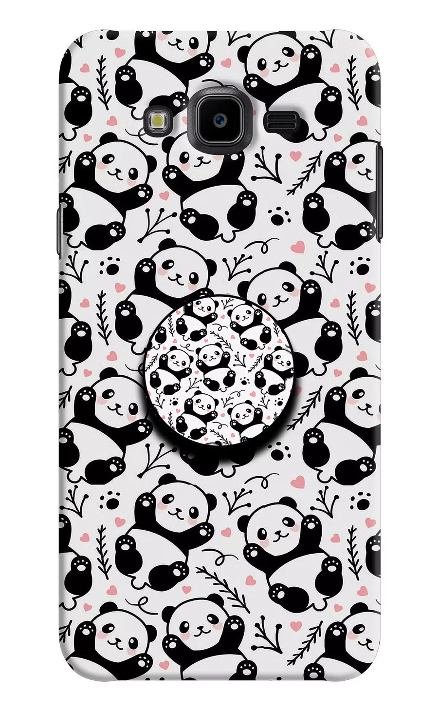 Cute Panda Samsung J7 Nxt Pop Case, Hard case