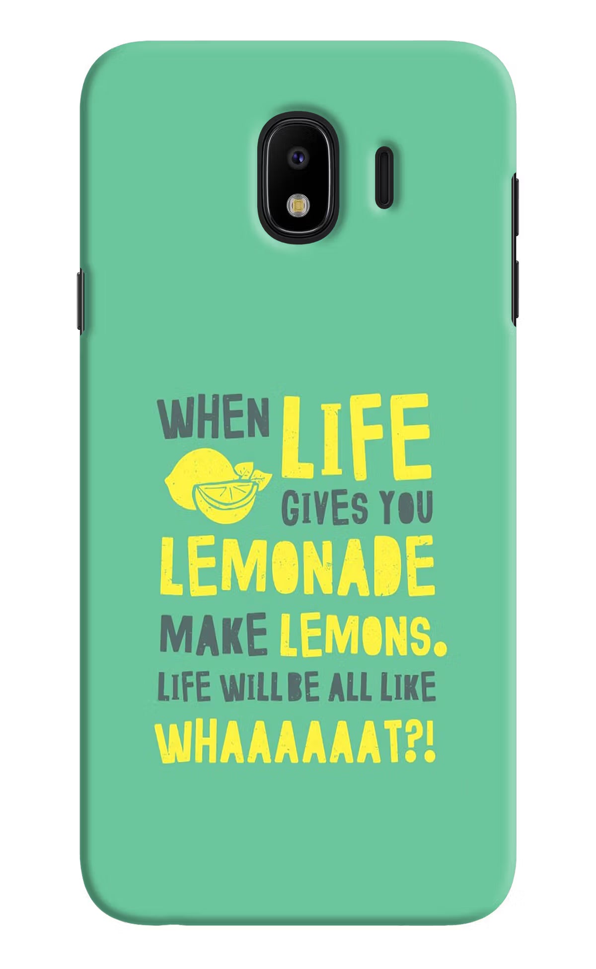 Quote Samsung J4 Hard Case Back Cover by Casekaro
