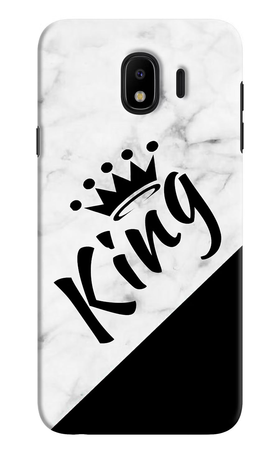 King Samsung J4 Back Cover, Hard case