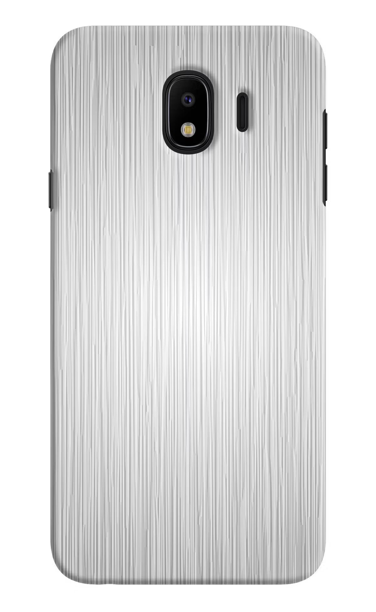 Wooden Grey Texture Samsung J4 Hard Case Back Cover by Casekaro