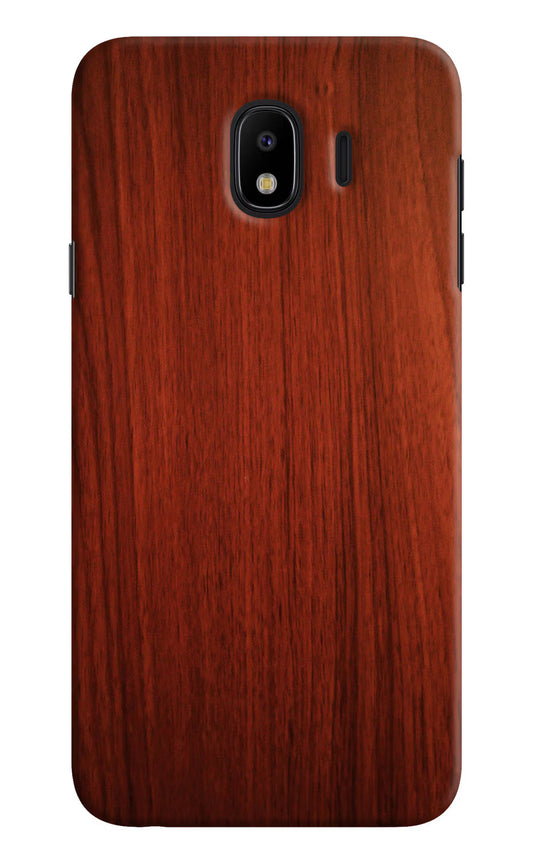 Wooden Plain Pattern Samsung J4 Hard Case Back Cover by Casekaro