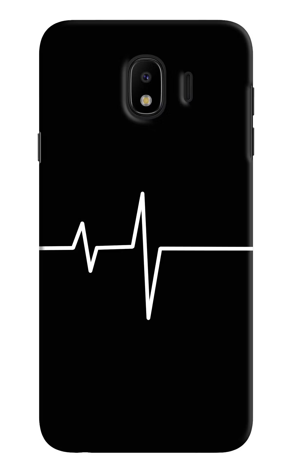 Heart Beats Samsung J4 Hard Case Back Cover by Casekaro