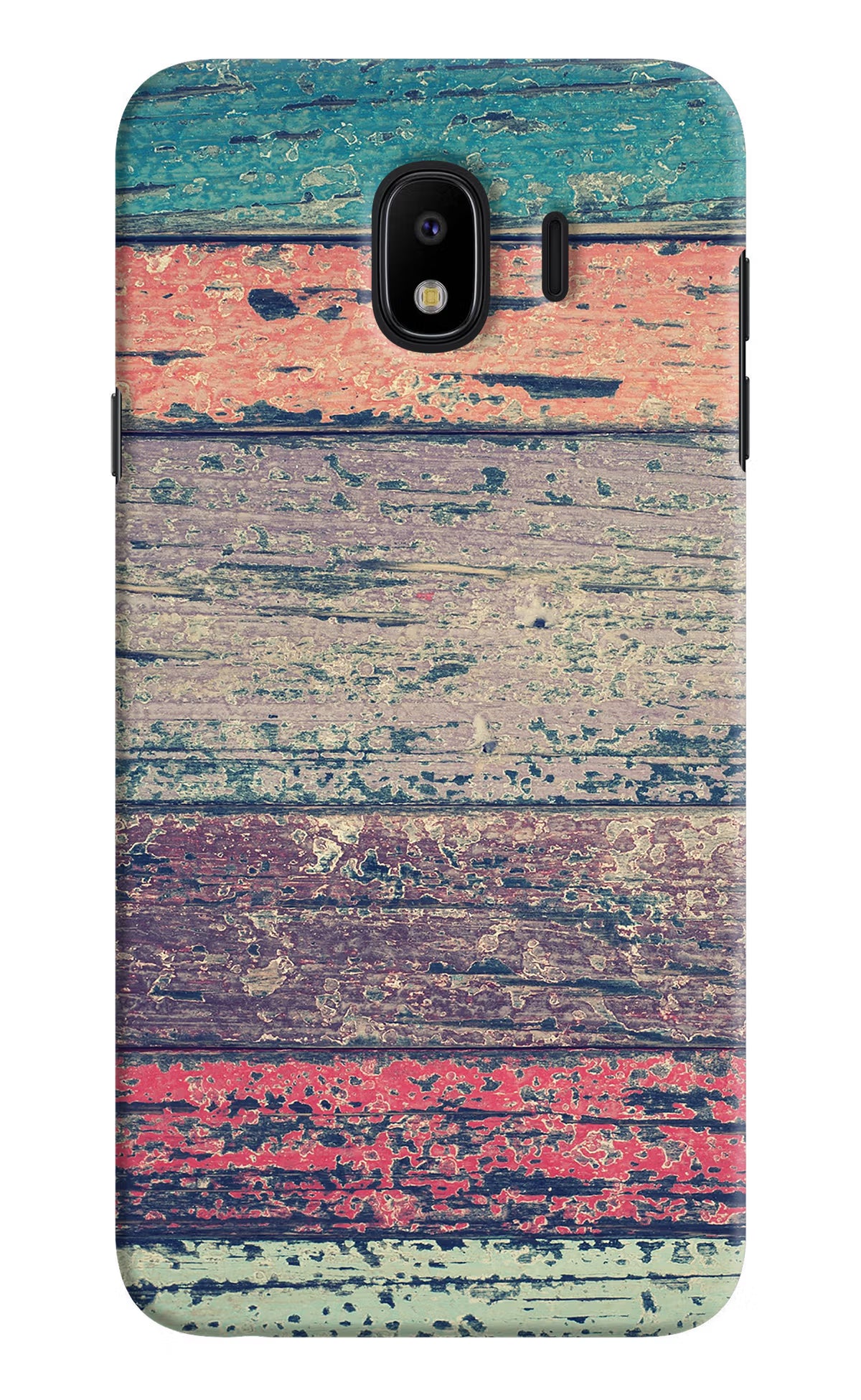 Colourful Wall Samsung J4 Hard Case Back Cover by Casekaro