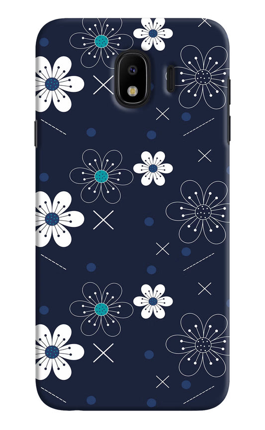 Flowers Samsung J4 Hard Case Back Cover by Casekaro
