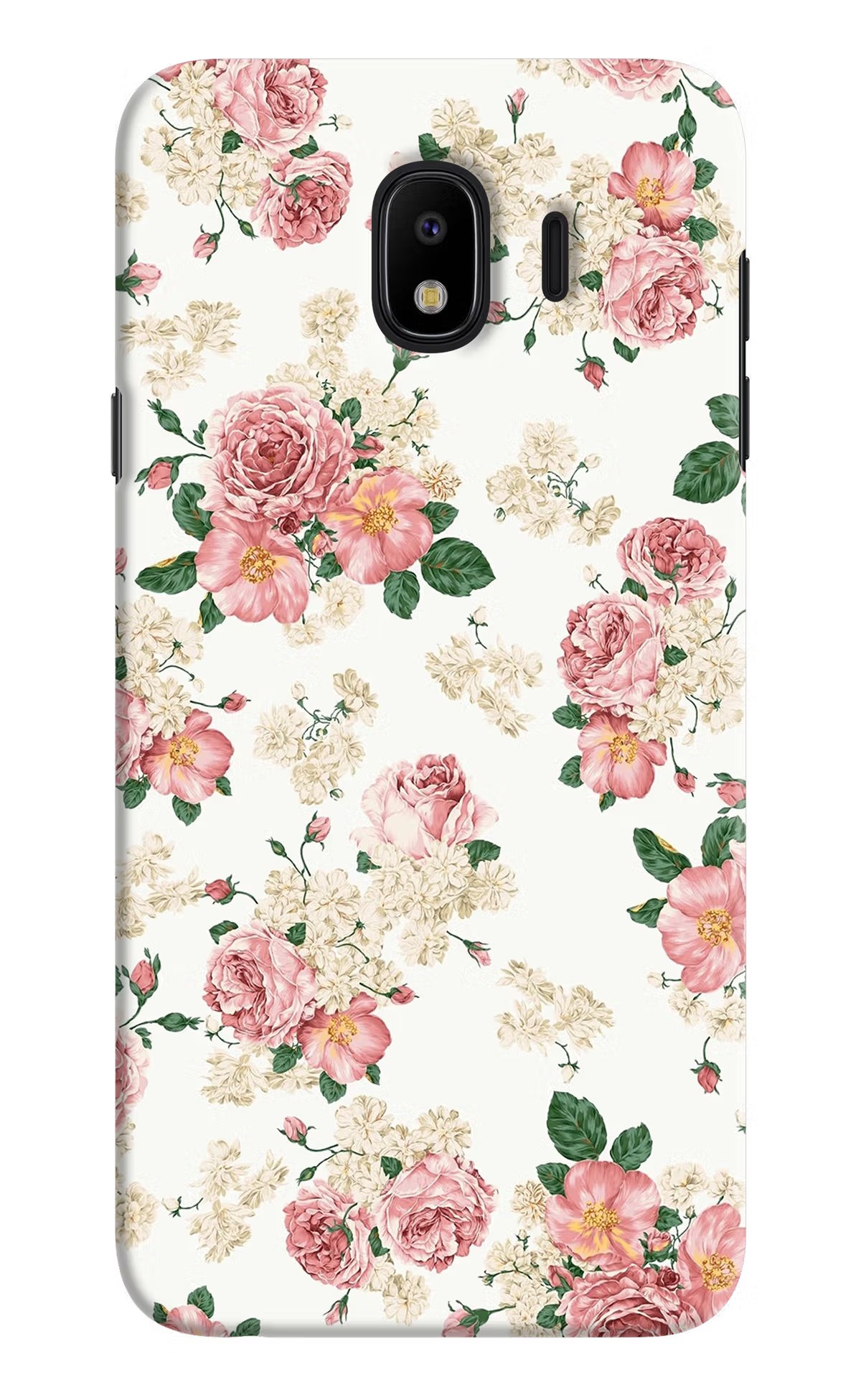 Flowers Samsung J4 Hard Case Back Cover by Casekaro