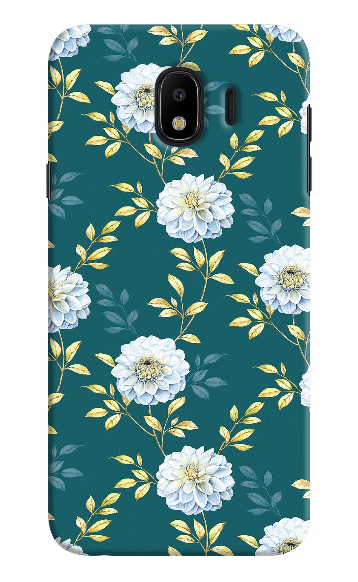 Flowers Samsung J4 Hard Case Back Cover by Casekaro