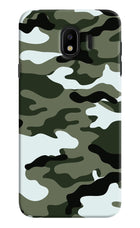 Camouflage Samsung J4 Hard Case Back Cover by Casekaro