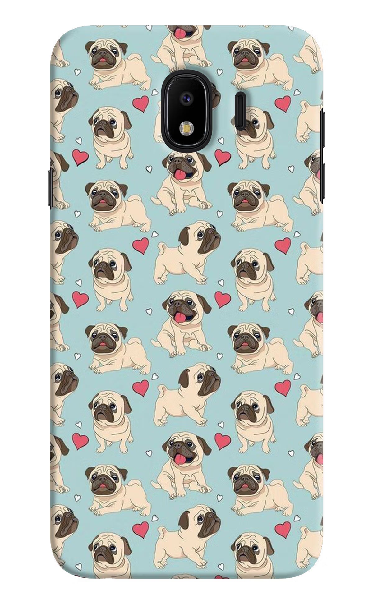Pug Dog Samsung J4 Hard Case Back Cover by Casekaro