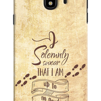 I Solemnly swear that i up to no good Samsung J4 Hard Case Back Cover by Casekaro