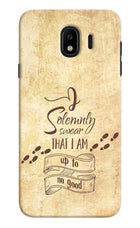 I Solemnly swear that i up to no good Samsung J4 Hard Case Back Cover by Casekaro