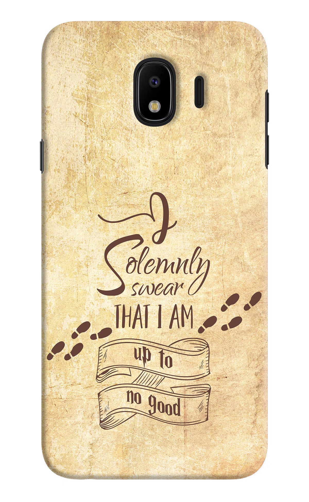I Solemnly swear that i up to no good Samsung J4 Hard Case Back Cover by Casekaro