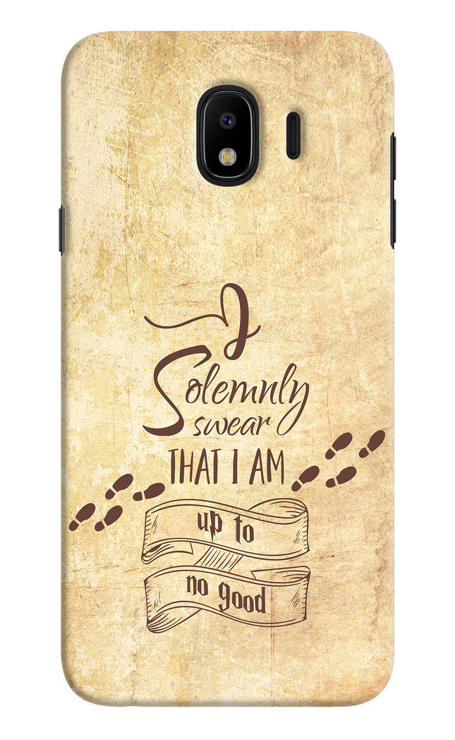 I Solemnly swear that i up to no good Samsung J4 Hard Case Back Cover by Casekaro