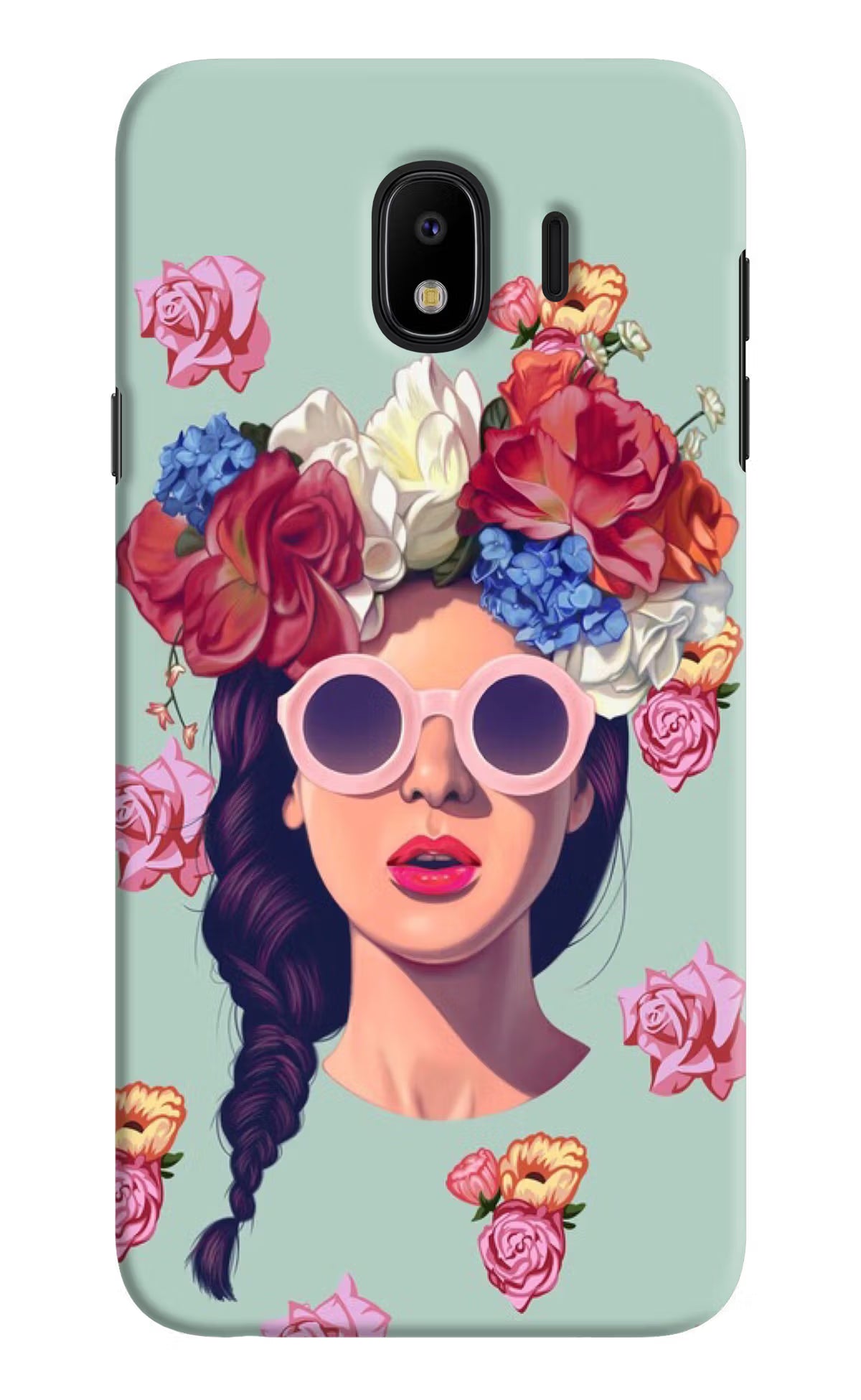 Pretty Girl Samsung J4 Hard Case Back Cover by Casekaro