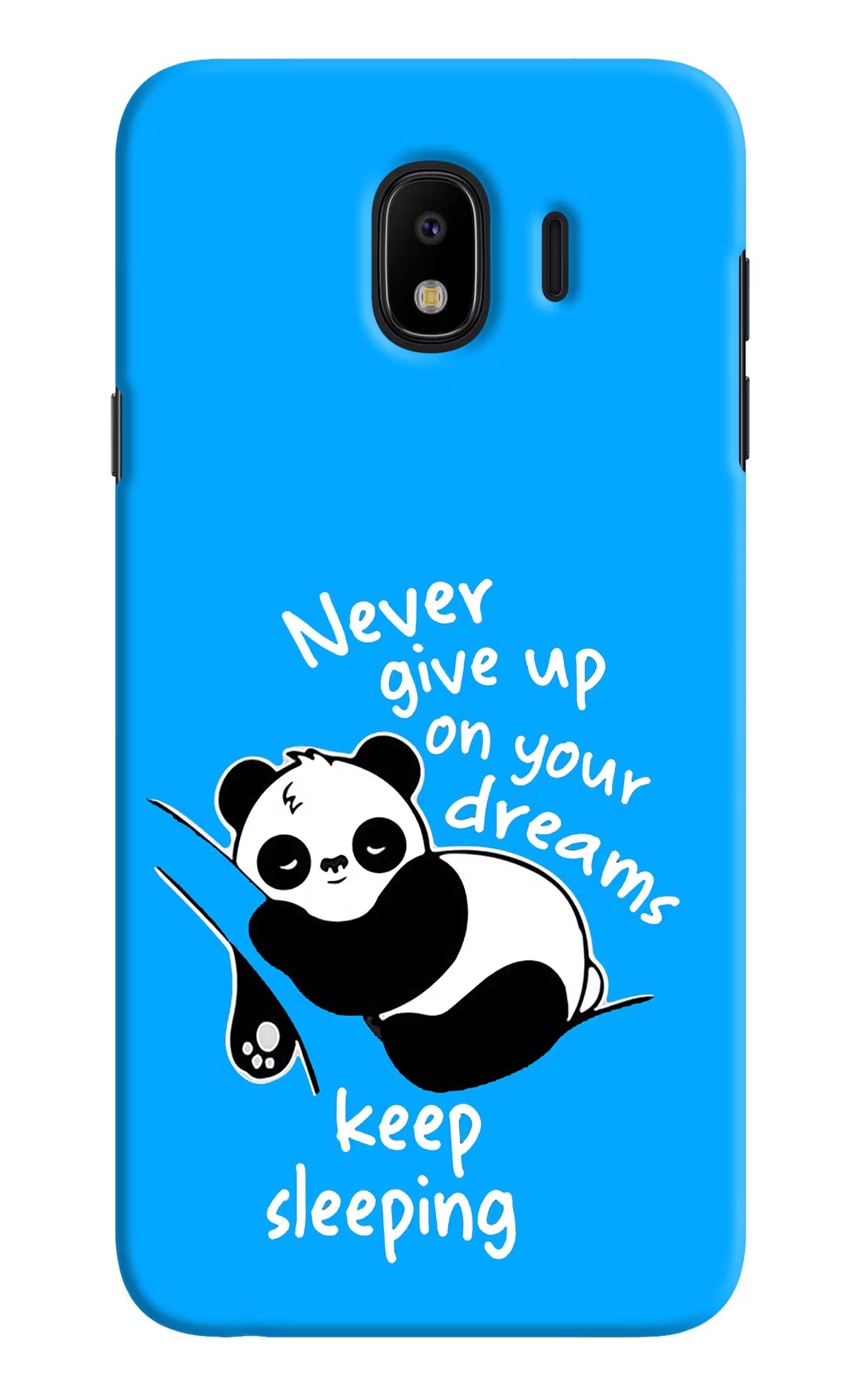 Keep Sleeping Samsung J4 Hard Case Back Cover by Casekaro