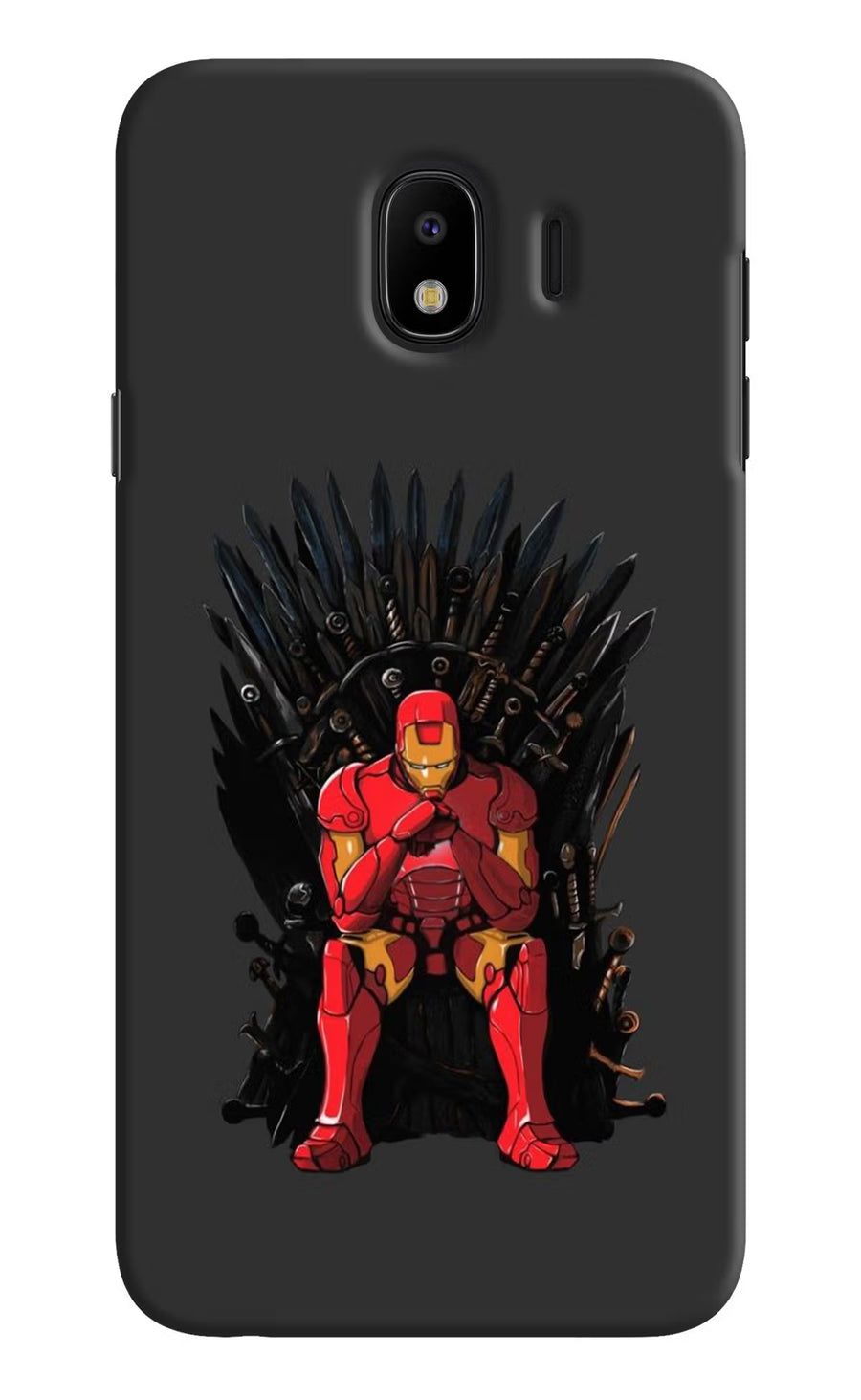 Ironman Throne Samsung J4 Back Cover, Hard case