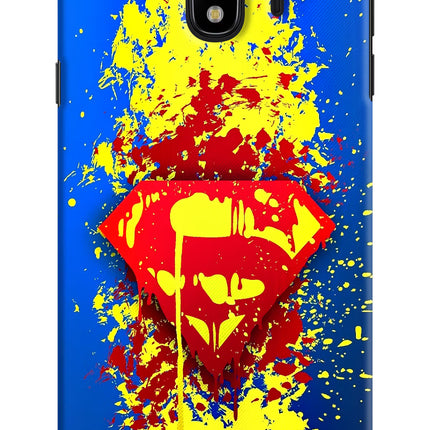 Superman logo Samsung J4 Hard Case Back Cover by Casekaro