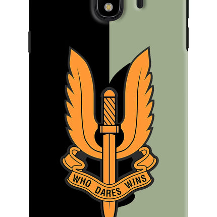 Balidan Logo Samsung J4 Hard Case Back Cover by Casekaro