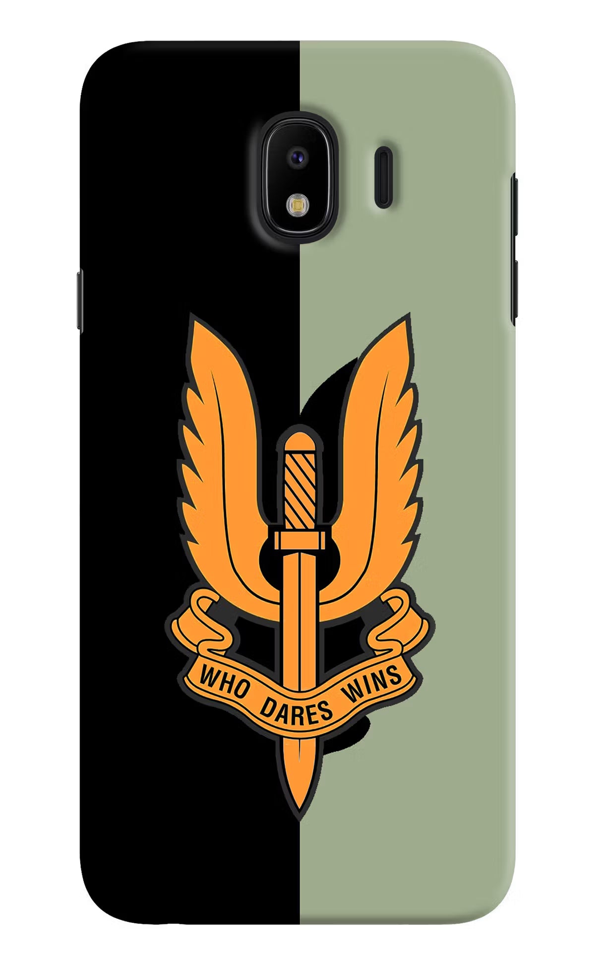 Balidan Logo Samsung J4 Hard Case Back Cover by Casekaro