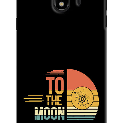To the Moon Samsung J4 Hard Case Back Cover by Casekaro