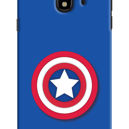 Shield Samsung J4 Hard Case Back Cover by Casekaro