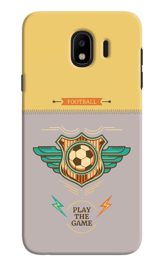 Football Samsung J4 Hard Case Back Cover by Casekaro