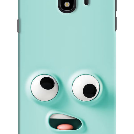 Funny Cartoon Samsung J4 Hard Case Back Cover by Casekaro
