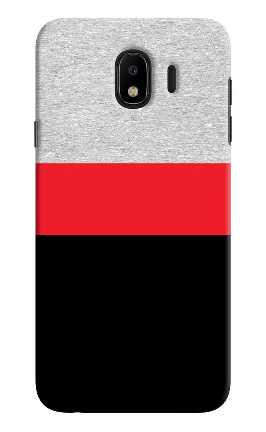 Tri Color Pattern Samsung J4 Hard Case Back Cover by Casekaro