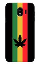 Weed Flag Samsung J4 Hard Case Back Cover by Casekaro
