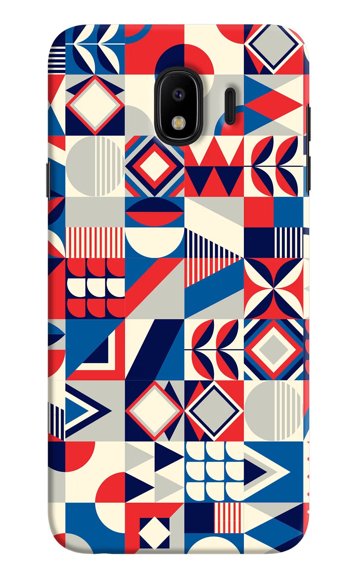 Colorful Pattern Samsung J4 Hard Case Back Cover by Casekaro