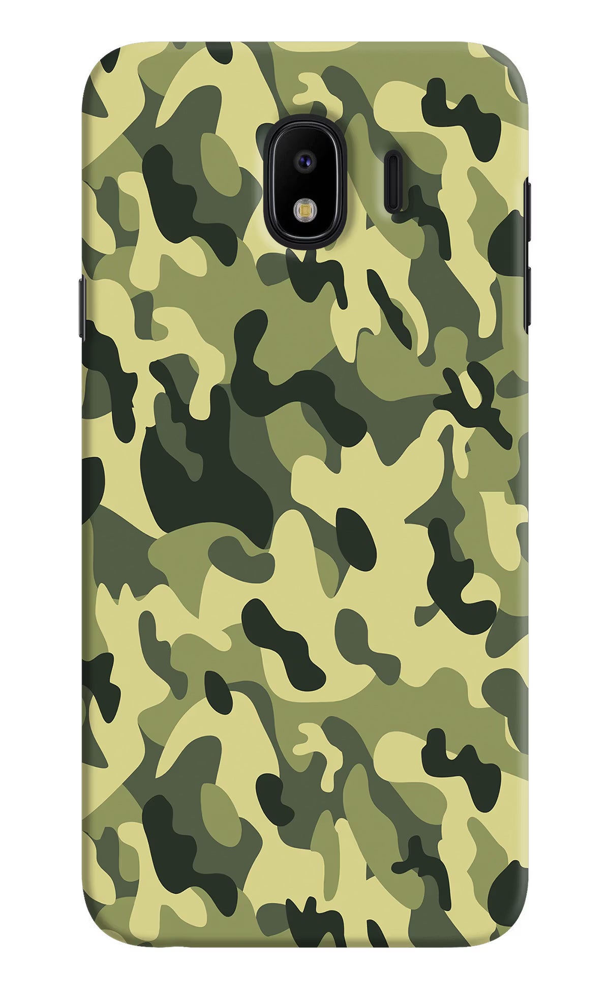 Camouflage Samsung J4 Hard Case Back Cover by Casekaro