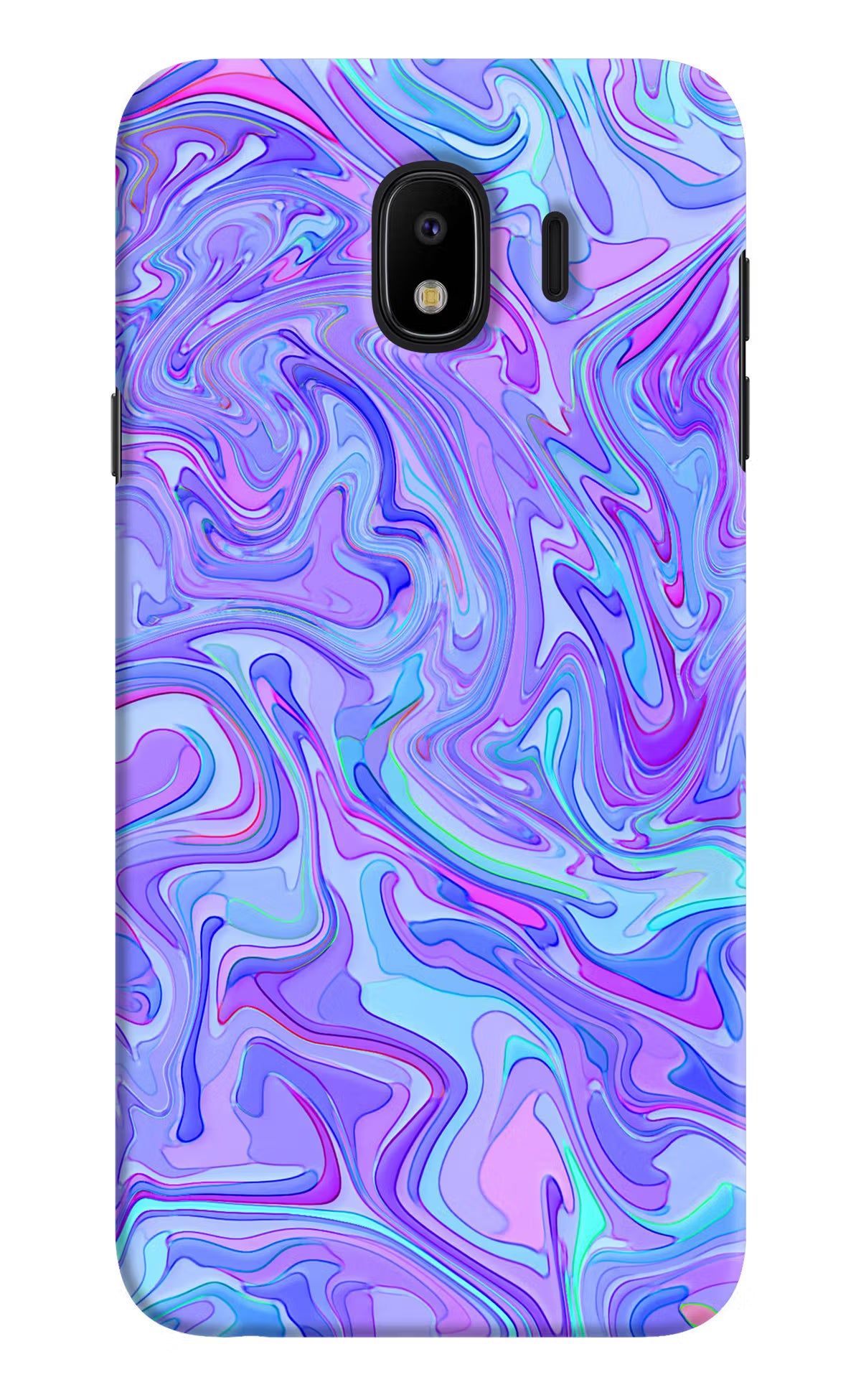 Glitter Samsung J4 Hard Case Back Cover by Casekaro