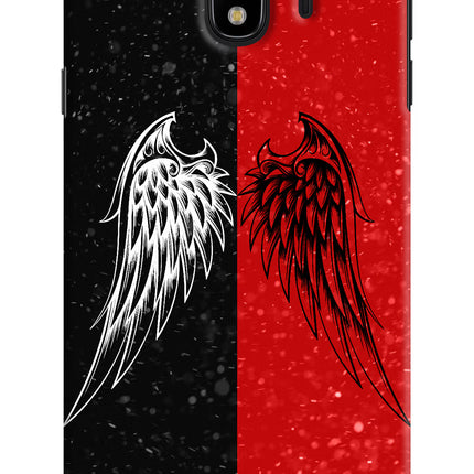 Wings Samsung J4 Hard Case Back Cover by Casekaro