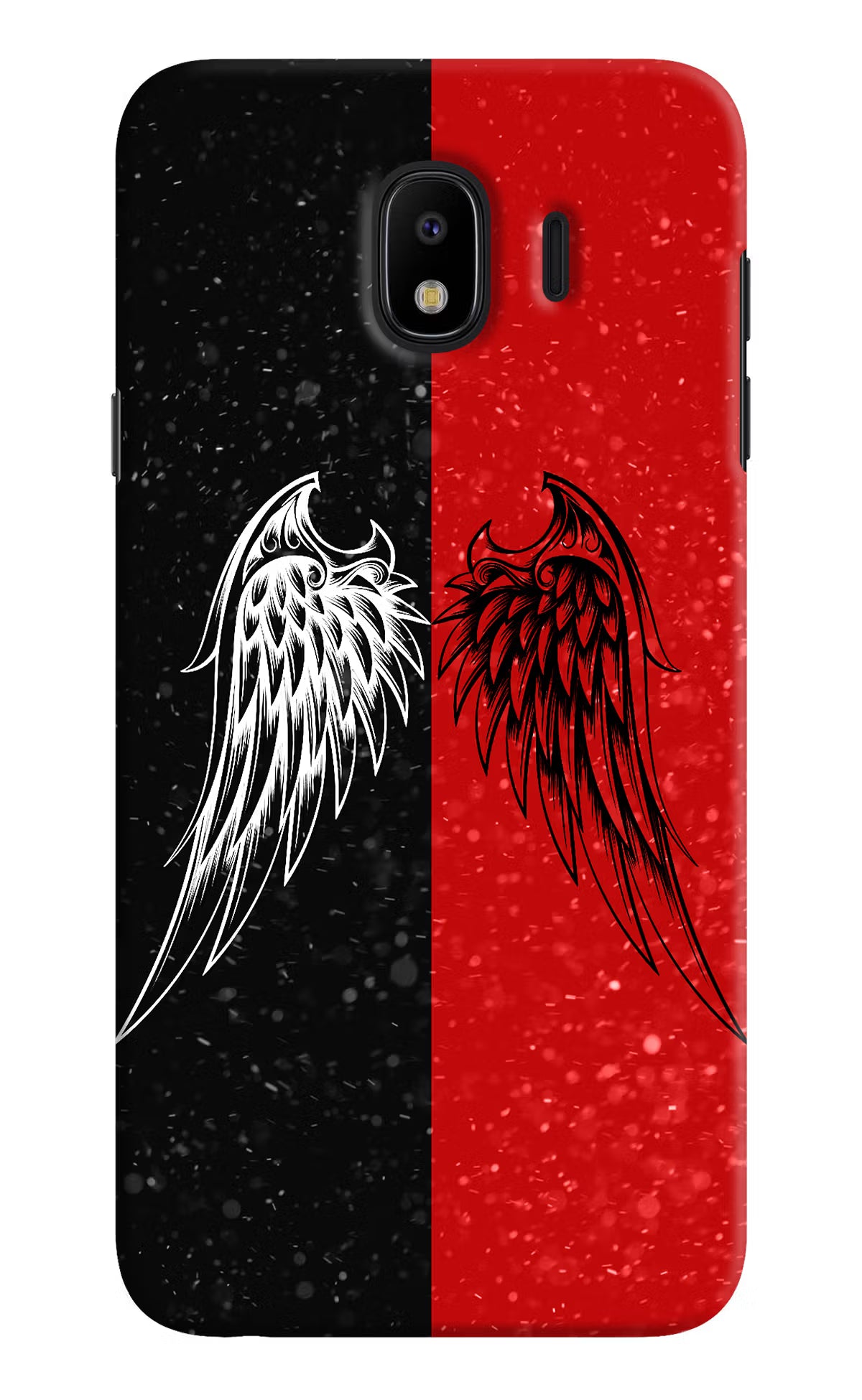 Wings Samsung J4 Hard Case Back Cover by Casekaro