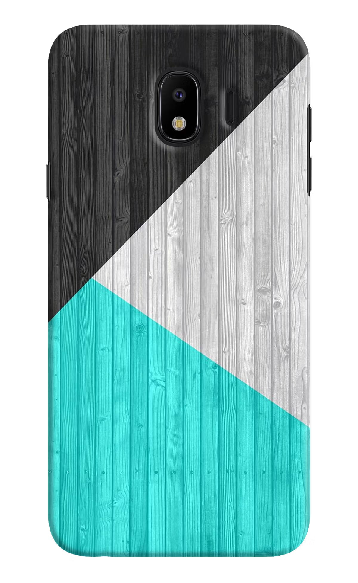 Wooden Abstract Samsung J4 Hard Case Back Cover by Casekaro