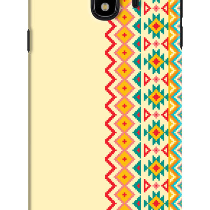 Ethnic Seamless Samsung J4 Hard Case Back Cover by Casekaro