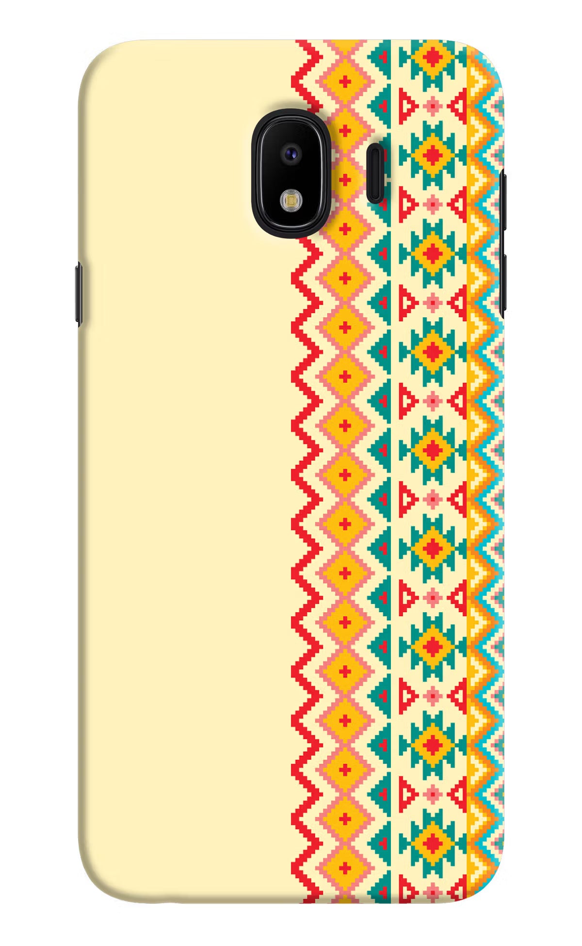 Ethnic Seamless Samsung J4 Hard Case Back Cover by Casekaro