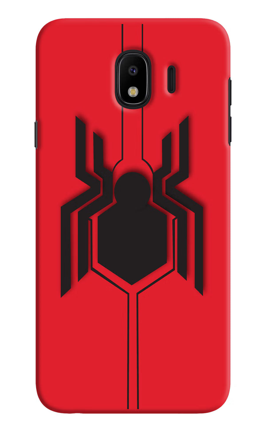 Spider Samsung J4 Back Cover, Hard case