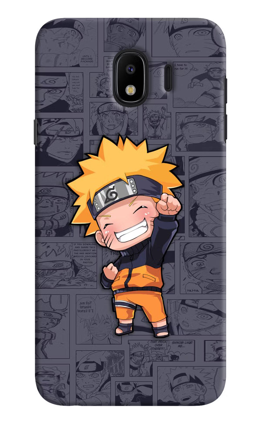 Chota Naruto Samsung J4 Back Cover, Hard case