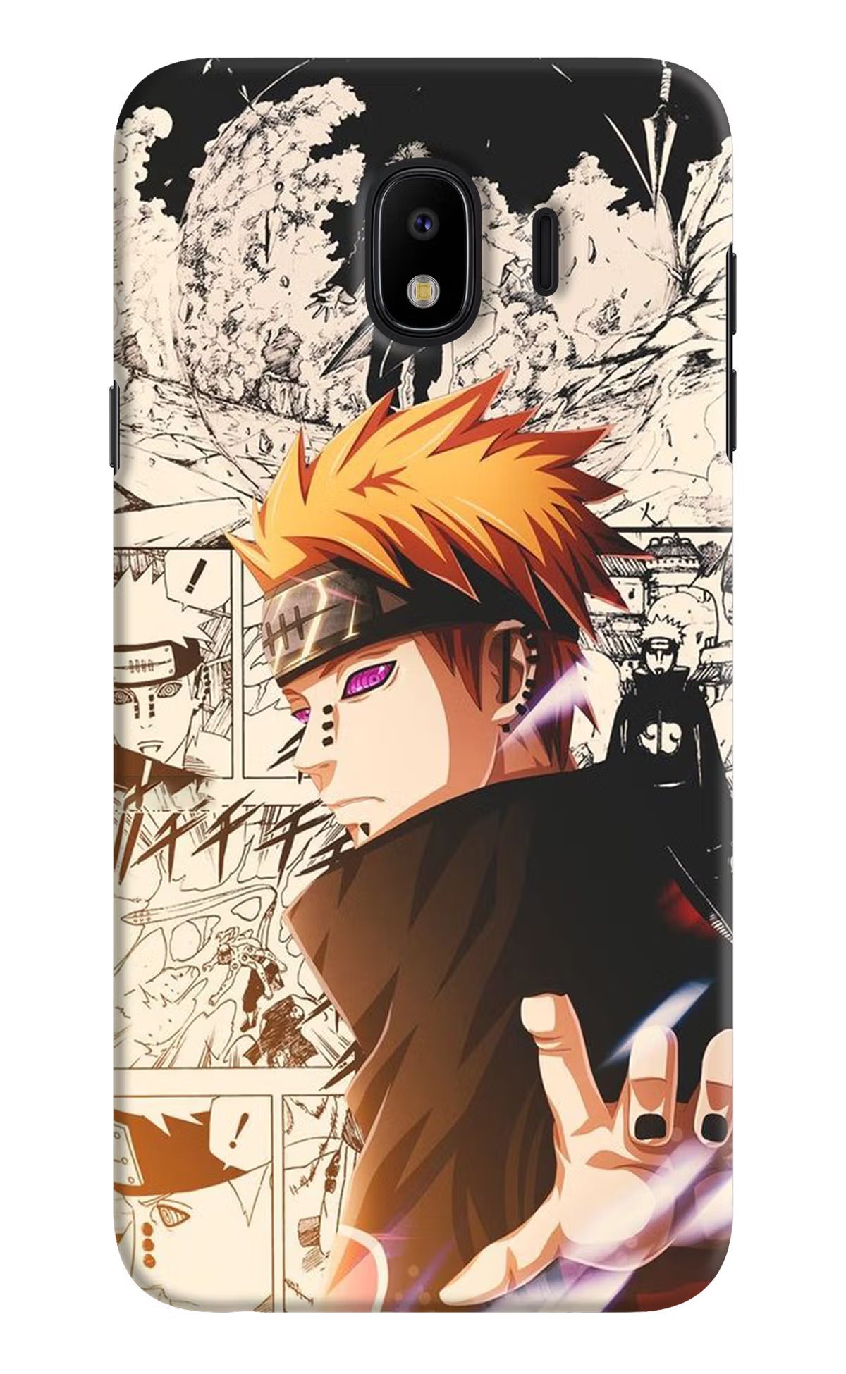 Pain Anime Samsung J4 Hard Case Back Cover by Casekaro