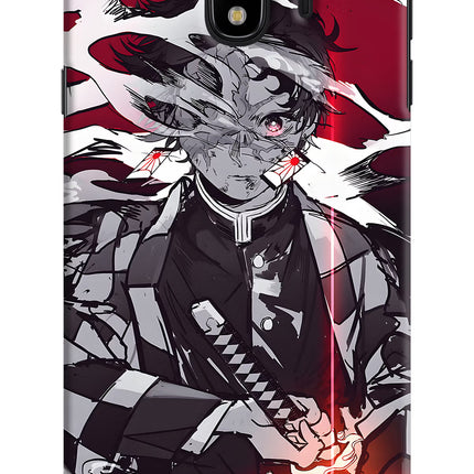 Demon Slayer Samsung J4 Hard Case Back Cover by Casekaro