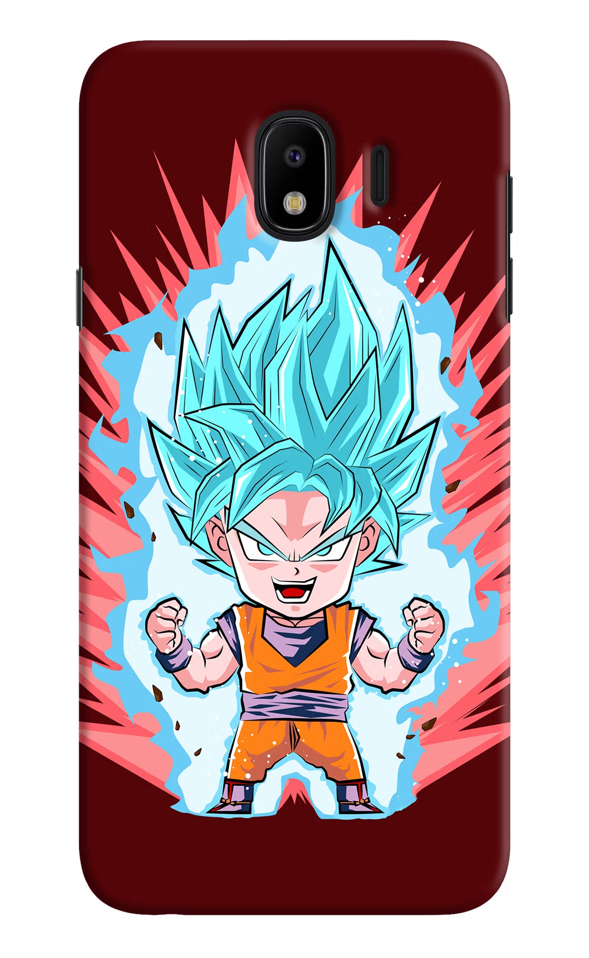 Goku Little Samsung J4 Hard Case Back Cover by Casekaro